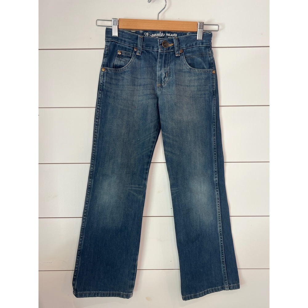 Wrangler Retro Relaxed Bootcut western Jeans Boys 8 Regular Medium Wash cowboy